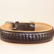 Laden Sie das Bild in den Galerie-Viewer, Leder Halsband WALNUT BROWN