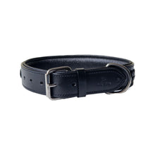 Laden Sie das Bild in den Galerie-Viewer, Leder Halsband BLACK PEPPER