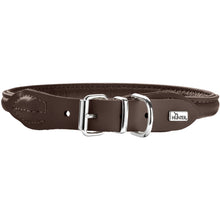 Laden Sie das Bild in den Galerie-Viewer, Halsband Round &amp; Soft Elk dunkelbraun