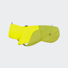 Laden Sie das Bild in den Galerie-Viewer, Cloud7 Hunderegenmantel AKTIV Neon Green/Light Olive