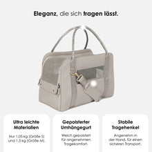 Laden Sie das Bild in den Galerie-Viewer, Hundetragetasche fürs Flugzeug Cloud Summit Beige