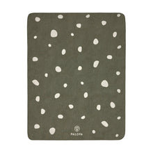 Laden Sie das Bild in den Galerie-Viewer, Hundedecke L - Ida, Punkte Dunkelgrün