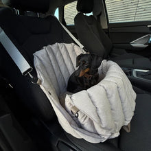 Laden Sie das Bild in den Galerie-Viewer, JAfein! Dogs &amp; Style Hundetasche Car Paris Greige