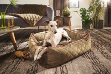 Laden Sie das Bild in den Galerie-Viewer, CLASSIC Hundebett - OXFORD Olive