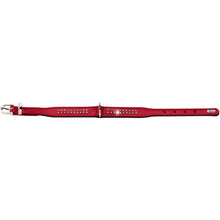 Laden Sie das Bild in den Galerie-Viewer, Halsband Diamond Petit rot/schwarz
