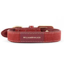 Laden Sie das Bild in den Galerie-Viewer, Leder Halsband Lambrusco